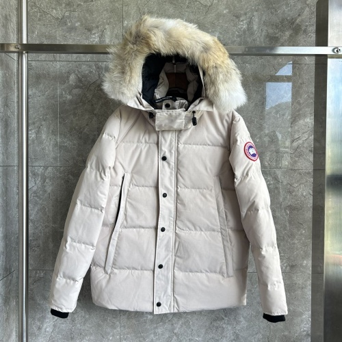 Replica Canada Goose Down Feather Coat Long Sleeved For Men #1259973 $170.00 USD for Wholesale