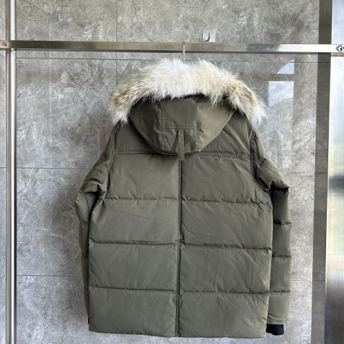 Replica Canada Goose Down Feather Coat Long Sleeved For Men #1259974 $170.00 USD for Wholesale