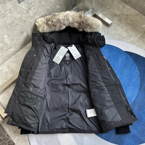 Replica Canada Goose Down Feather Coat Long Sleeved For Men #1259978 $170.00 USD for Wholesale