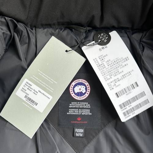 Replica Canada Goose Down Feather Coat Long Sleeved For Men #1259978 $170.00 USD for Wholesale