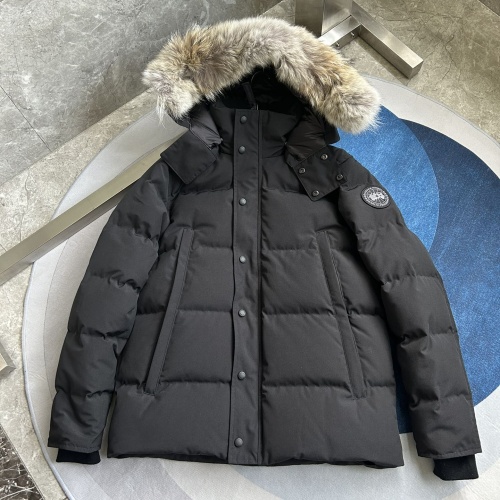 Canada Goose Down Feather Coat Long Sleeved For Men #1259979 $170.00 USD, Wholesale Replica Canada Goose Down Feather Coat