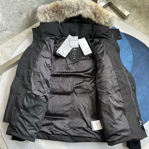 Replica Canada Goose Down Feather Coat Long Sleeved For Men #1259979 $170.00 USD for Wholesale