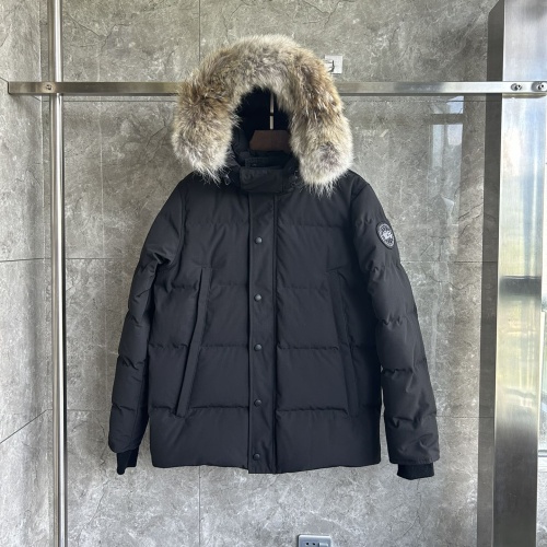 Replica Canada Goose Down Feather Coat Long Sleeved For Men #1259979 $170.00 USD for Wholesale