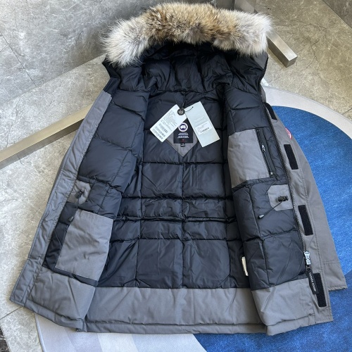 Replica Canada Goose Down Feather Coat Long Sleeved For Men #1259982 $170.00 USD for Wholesale