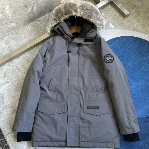 Canada Goose Down Feather Coat Long Sleeved For Men #1259983 $170.00 USD, Wholesale Replica Canada Goose Down Feather Coat