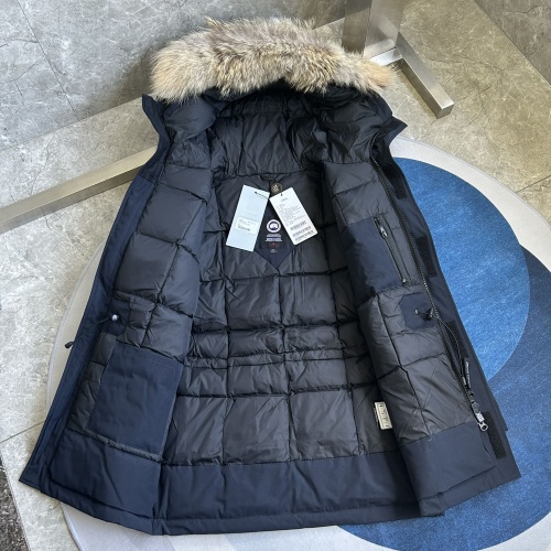 Replica Canada Goose Down Feather Coat Long Sleeved For Men #1259984 $170.00 USD for Wholesale