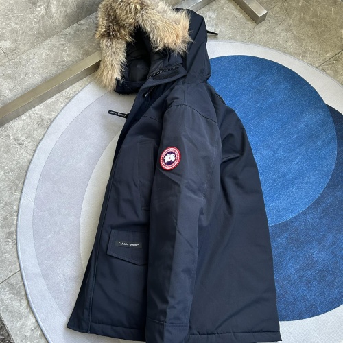 Replica Canada Goose Down Feather Coat Long Sleeved For Men #1259984 $170.00 USD for Wholesale