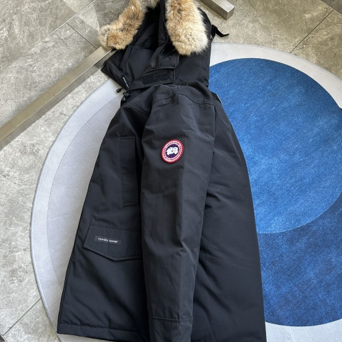 Replica Canada Goose Down Feather Coat Long Sleeved For Men #1259985 $170.00 USD for Wholesale