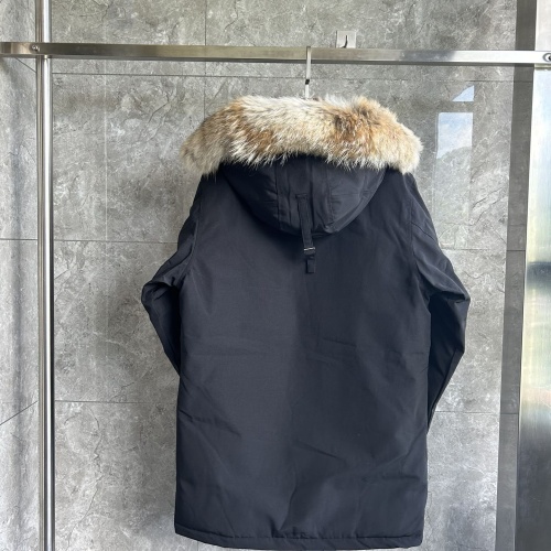 Replica Canada Goose Down Feather Coat Long Sleeved For Men #1259985 $170.00 USD for Wholesale