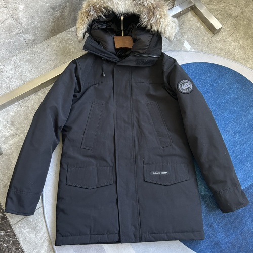 Canada Goose Down Feather Coat Long Sleeved For Men #1259986 $170.00 USD, Wholesale Replica Canada Goose Down Feather Coat