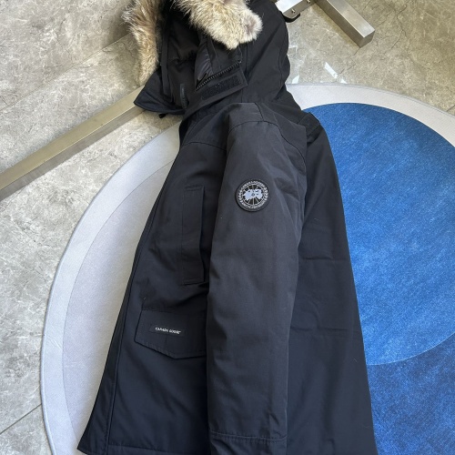 Replica Canada Goose Down Feather Coat Long Sleeved For Men #1259986 $170.00 USD for Wholesale