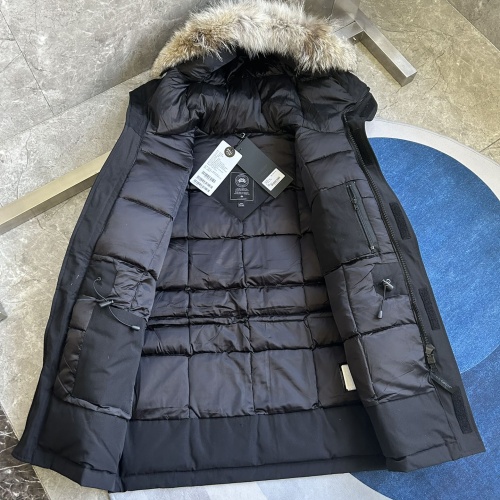 Replica Canada Goose Down Feather Coat Long Sleeved For Men #1259986 $170.00 USD for Wholesale