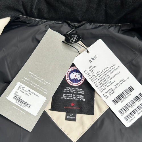 Replica Canada Goose Down Feather Coat Sleeveless For Men #1259989 $88.00 USD for Wholesale