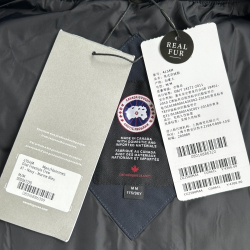 Replica Canada Goose Down Feather Coat Sleeveless For Men #1259993 $88.00 USD for Wholesale