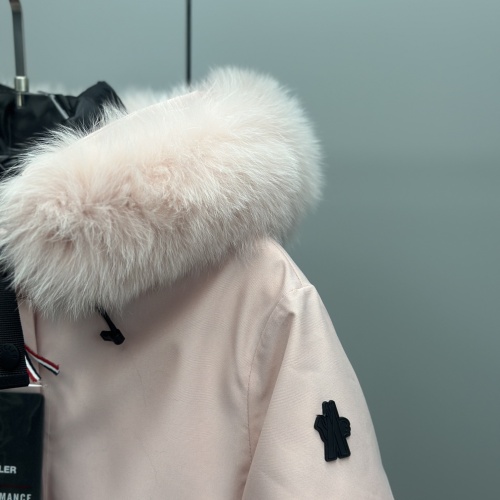 Replica Moncler Down Feather Coat Long Sleeved For Women #1260016 $247.93 USD for Wholesale