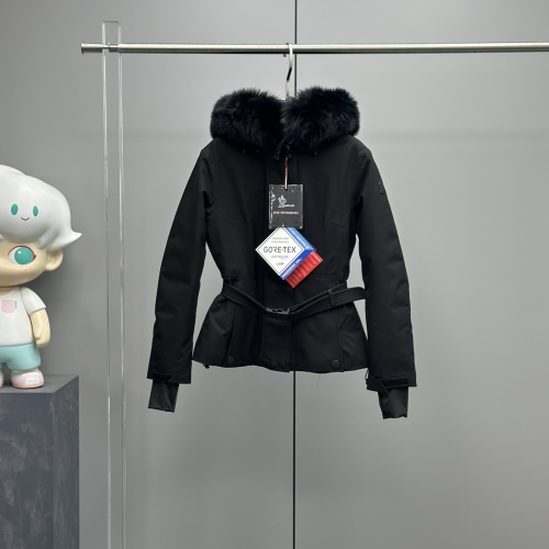 Moncler Down Feather Coat Long Sleeved For Women #1260020 $247.93 USD, Wholesale Replica Moncler Down Feather Coat