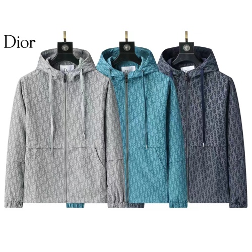 Replica Christian Dior Jackets Long Sleeved For Men #1260057 $52.00 USD for Wholesale