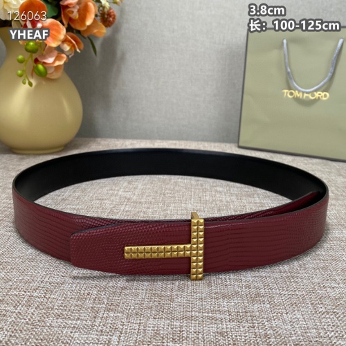 Replica Tom Ford AAA Quality Belts For Men #1260073 $64.00 USD for Wholesale