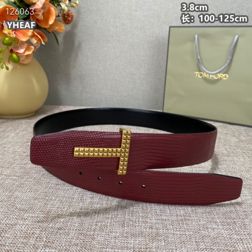 Replica Tom Ford AAA Quality Belts For Men #1260073 $64.00 USD for Wholesale