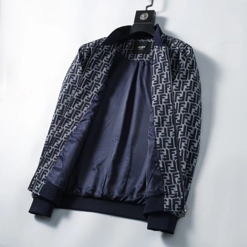 Replica Fendi Jackets Long Sleeved For Men #1260081 $52.00 USD for Wholesale