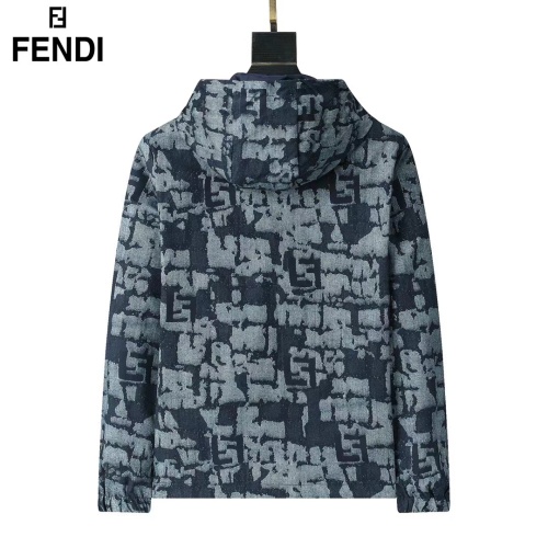 Replica Fendi Jackets Long Sleeved For Men #1260085 $52.00 USD for Wholesale