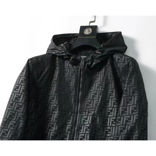 Replica Fendi Jackets Long Sleeved For Men #1260088 $52.00 USD for Wholesale