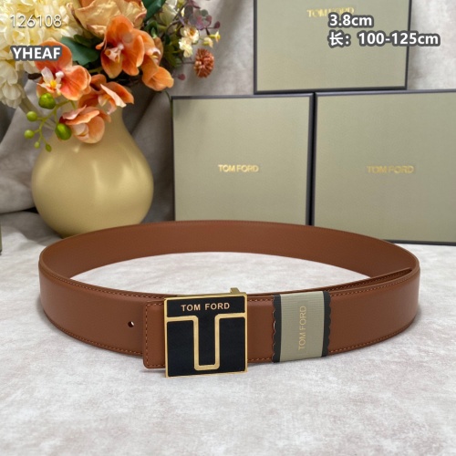 Replica Tom Ford AAA Quality Belts For Men #1260089 $64.00 USD for Wholesale