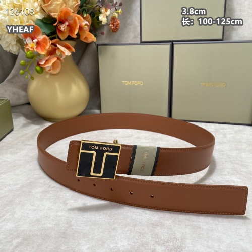 Replica Tom Ford AAA Quality Belts For Men #1260089 $64.00 USD for Wholesale