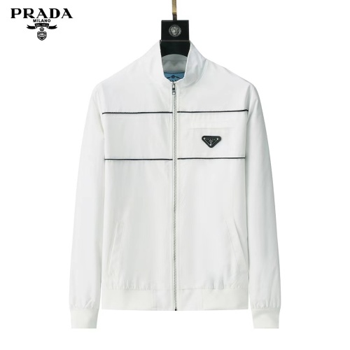 Prada Jackets Long Sleeved For Men #1260109 $52.00 USD, Wholesale Replica Prada Jackets