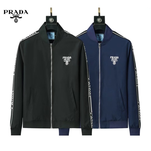 Replica Prada Jackets Long Sleeved For Men #1260111 $52.00 USD for Wholesale