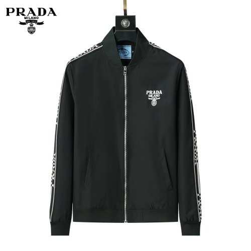 Prada Jackets Long Sleeved For Men #1260112 $52.00 USD, Wholesale Replica Prada Jackets