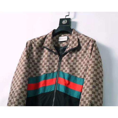 Replica Gucci Jackets Long Sleeved For Men #1260127 $52.00 USD for Wholesale