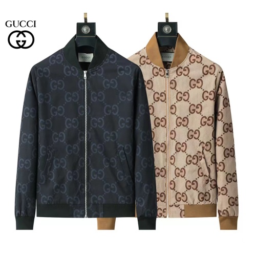 Replica Gucci Jackets Long Sleeved For Men #1260137 $52.00 USD for Wholesale