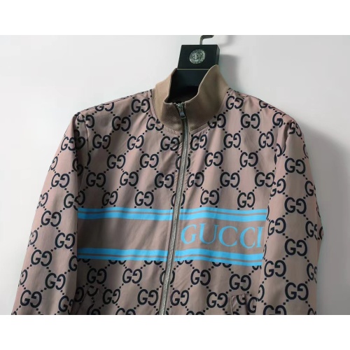 Replica Gucci Jackets Long Sleeved For Men #1260146 $52.00 USD for Wholesale