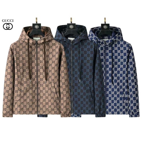 Replica Gucci Jackets Long Sleeved For Men #1260157 $52.00 USD for Wholesale