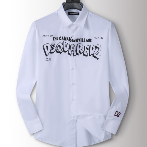 Dsquared Shirts Long Sleeved For Men #1260161 $48.00 USD, Wholesale Replica Dsquared Shirts