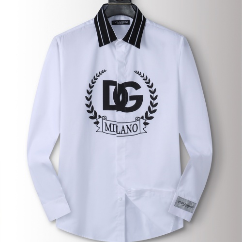 Dolce &amp; Gabbana D&amp;G Shirts Long Sleeved For Men #1260163 $48.00 USD, Wholesale Replica Dolce &amp; Gabbana D&amp;G Shirts