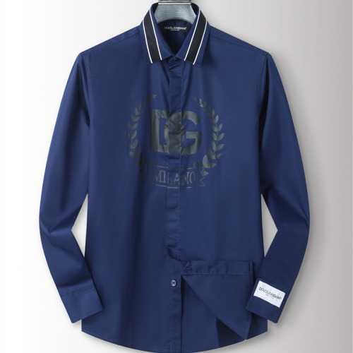 Dolce &amp; Gabbana D&amp;G Shirts Long Sleeved For Men #1260165 $48.00 USD, Wholesale Replica Dolce &amp; Gabbana D&amp;G Shirts