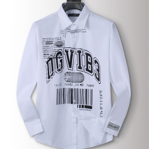 Dolce &amp; Gabbana D&amp;G Shirts Long Sleeved For Men #1260166 $48.00 USD, Wholesale Replica Dolce &amp; Gabbana D&amp;G Shirts