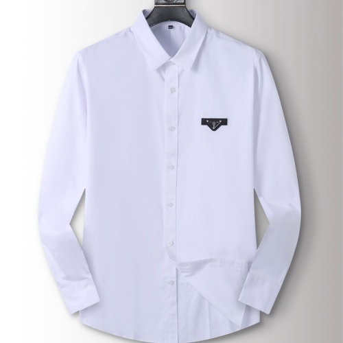 Prada Shirts Long Sleeved For Men #1260168 $40.00 USD, Wholesale Replica Prada Shirts