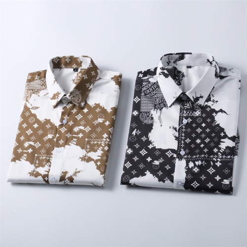 Replica Louis Vuitton LV Shirts Long Sleeved For Men #1260172 $40.00 USD for Wholesale