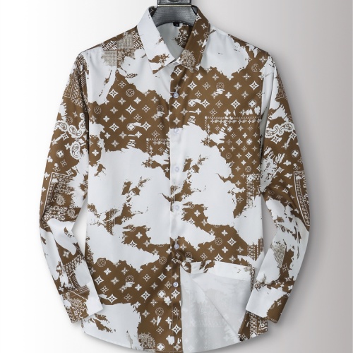 Louis Vuitton LV Shirts Long Sleeved For Men #1260174 $40.00 USD, Wholesale Replica Louis Vuitton LV Shirts