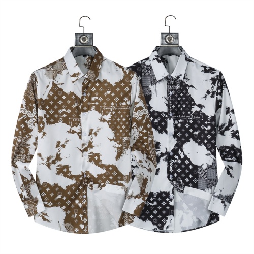 Replica Louis Vuitton LV Shirts Long Sleeved For Men #1260174 $40.00 USD for Wholesale