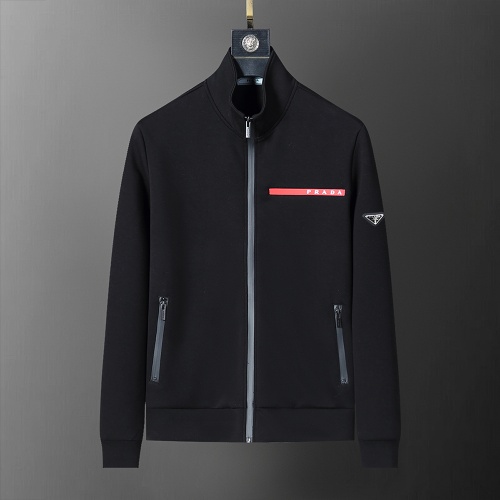 Replica Prada Tracksuits Long Sleeved For Men #1260197 $68.00 USD for Wholesale