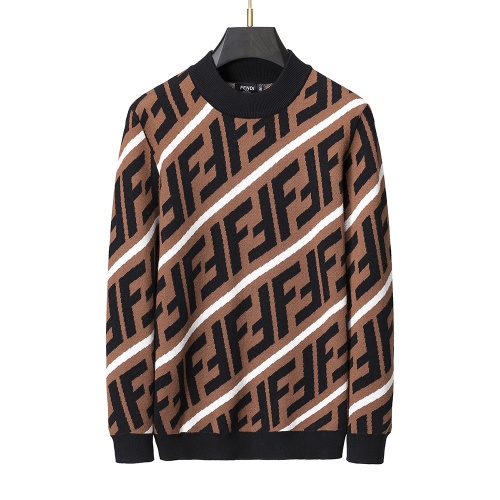 Fendi Sweaters Long Sleeved For Men #1260235 $38.00 USD, Wholesale Replica Fendi Sweaters