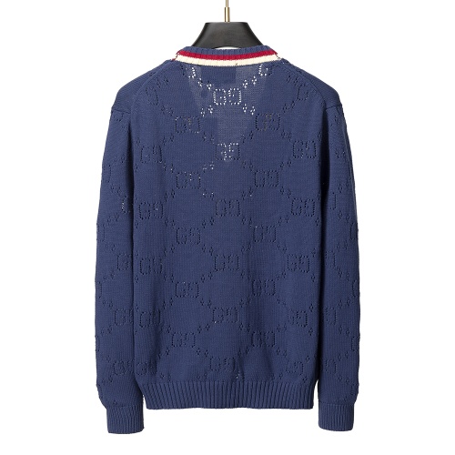 Replica Gucci Sweaters Long Sleeved For Men #1260241 $40.00 USD for Wholesale