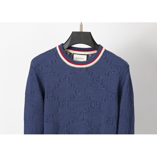 Replica Gucci Sweaters Long Sleeved For Men #1260247 $38.00 USD for Wholesale