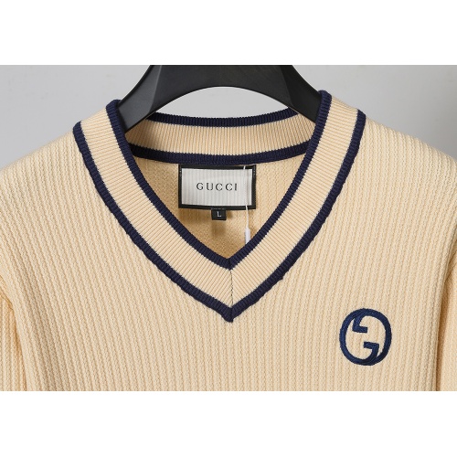 Replica Gucci Sweaters Long Sleeved For Men #1260256 $38.00 USD for Wholesale