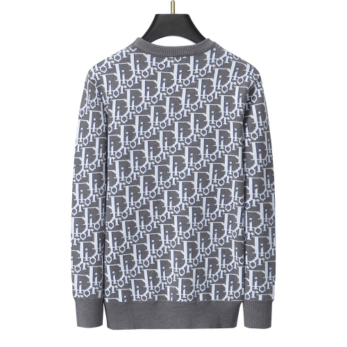 Replica Christian Dior Sweaters Long Sleeved For Men #1260259 $38.00 USD for Wholesale