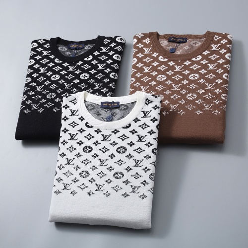 Replica Louis Vuitton LV Sweaters Long Sleeved For Men #1260263 $38.00 USD for Wholesale